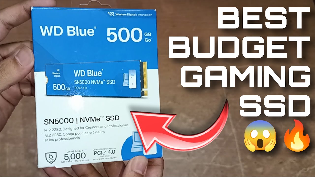 WD Blue SN5000 Unboxing | Budget Gaming SSD🔥 | How to install ssd in pc