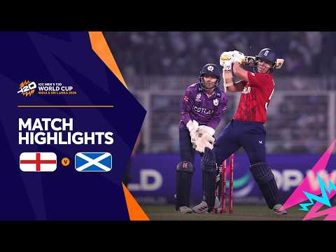 England v Scotland | Match Highlights | T20WC 2026