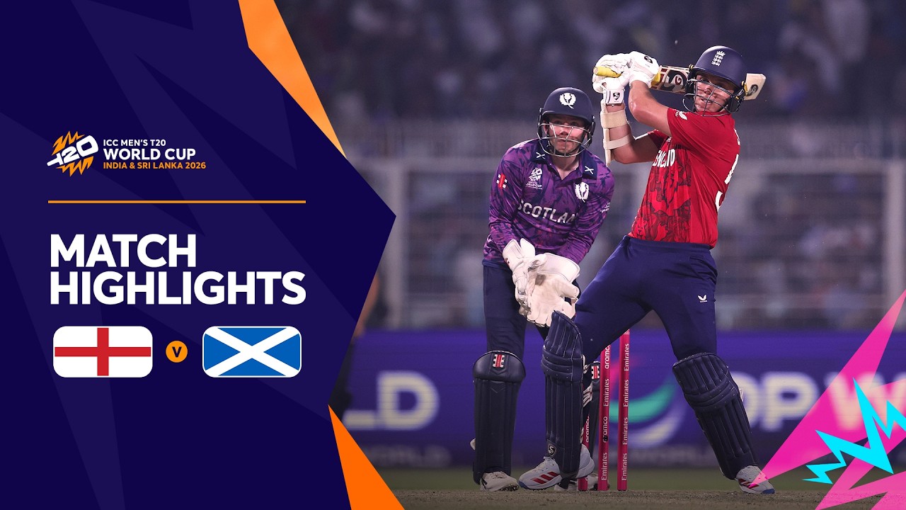 England v Scotland | Match Highlights | T20WC 2026