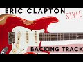 ERIC CLAPTON style BLUES ROCK Guitar Instrumental Jam Track in A pentablues