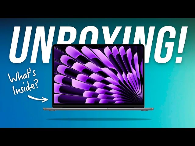 MacBook Air M3 Space Grey (13 Inch) Unboxing! - YouTube