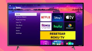 Cómo RESTAURAR o REINICIAR ROKU TV a los Valores de FÁBRICA ⚠️ 💜