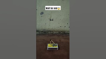 Matchbox stick experiment 🔥 | #matchbox #science #experiment #shorts