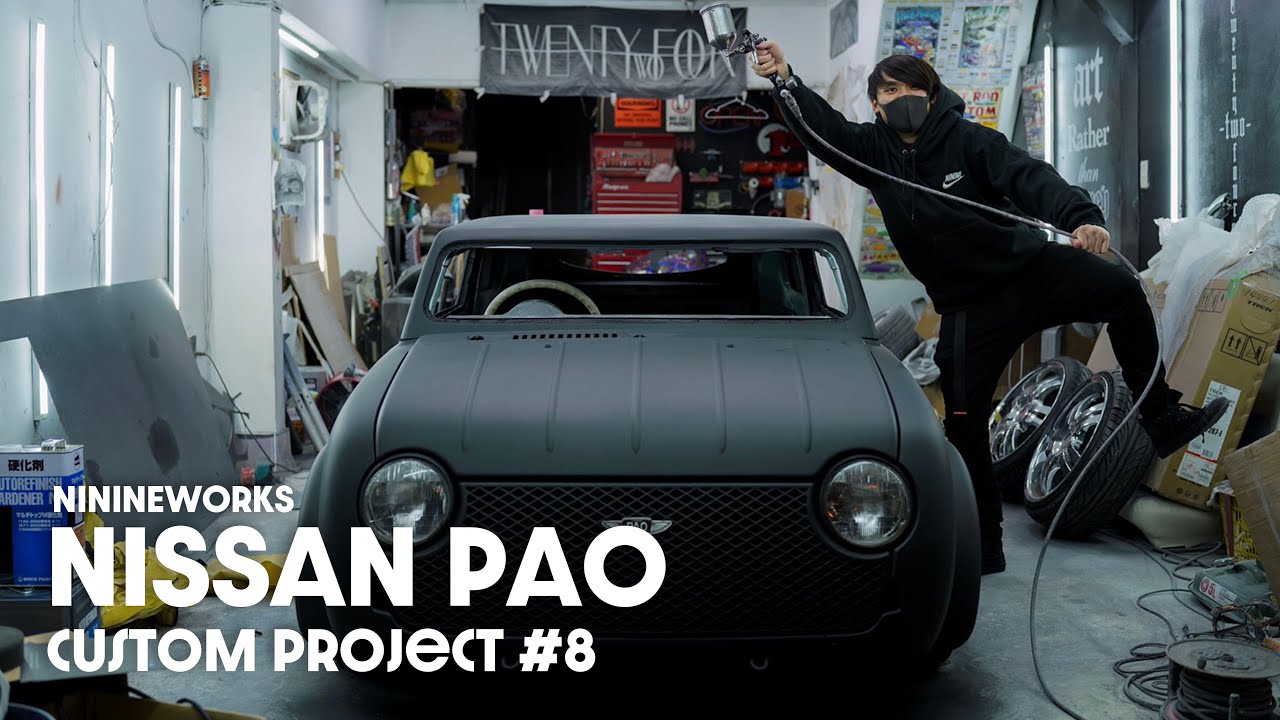 nissan pao choptop fullcustom project part8 - YouTube