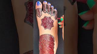 HOW to Apply Full Feet Sticker Mehandi Design For Beginners2026#mehndi #sticker #shortvideo #shorts