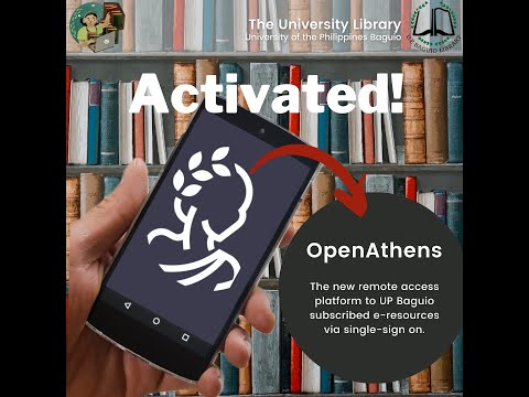 Quick Guide in Using UPB OpenAthens Account