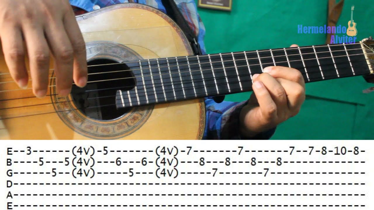 El golpe traidor - Requinto tutorial con tablaturas - Cómo requintear el golpe traidor