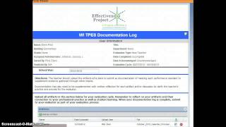 How to upload an Artifact into OASYS Documentation Log