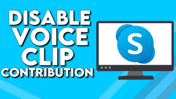 How To Disable Voice Clip Contribution on Skype PC