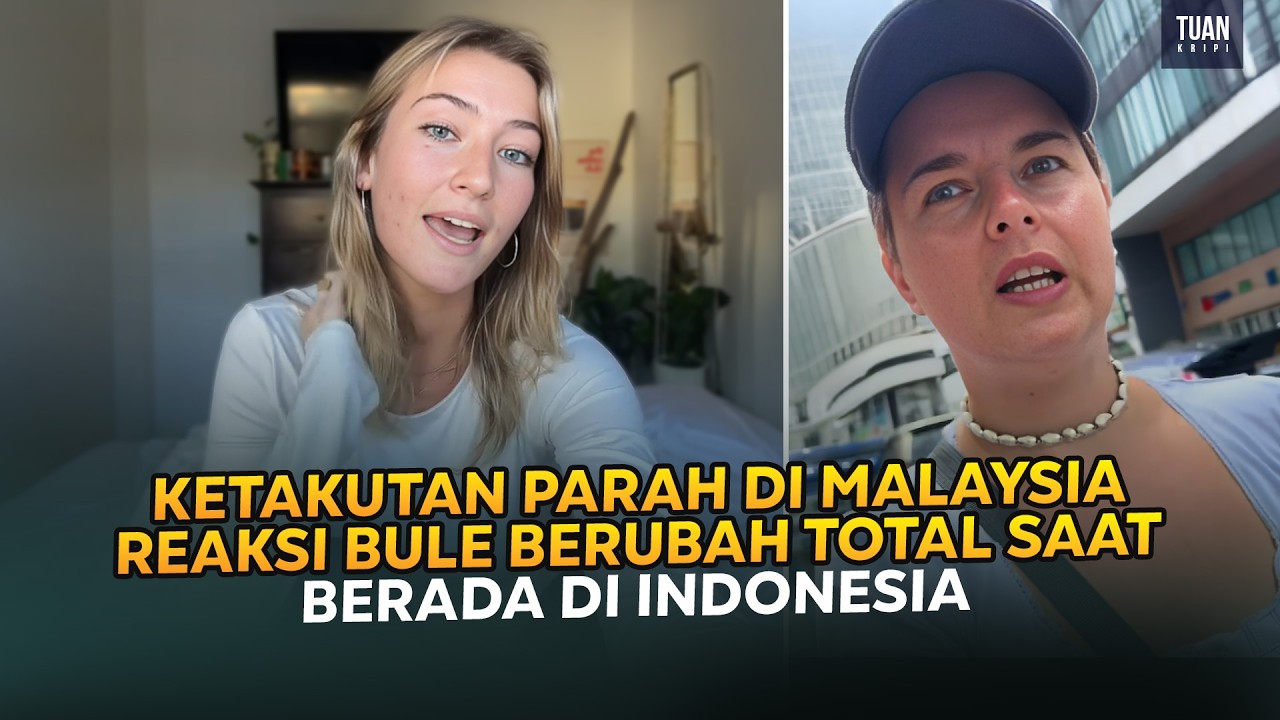 Ketakutan Parah di Malaysia! Reaksi Bule Berubah Total Saat Berada di Indonesia! Amannya Gak Ngotak