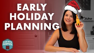 Holiday Planner Prep | How I’m Organizing October → December in My Planner