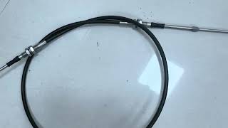 Push-Pull Control Cable Assembly With Threaded End Fittings