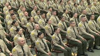 The graduation ceremony of cdcr correctional officers in class 02-20-a
from california training center located galt on 03-13-2020.