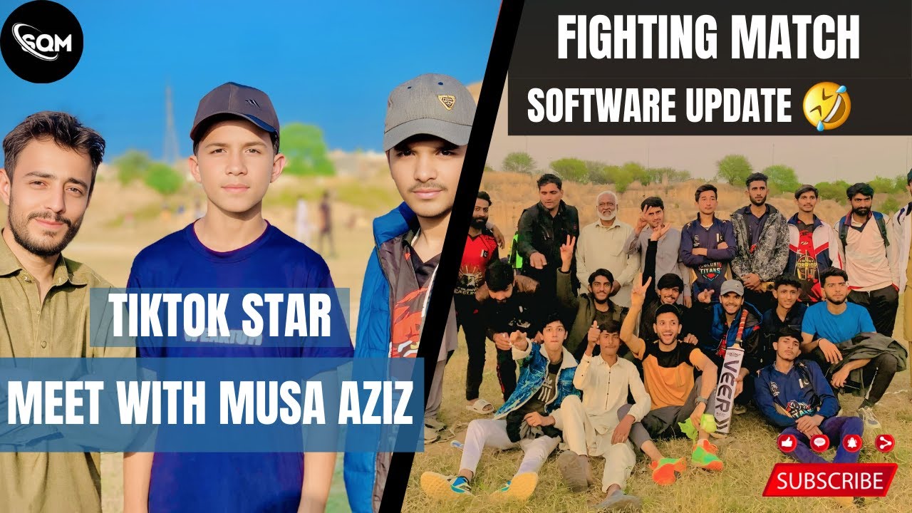 Meetup With Tiktok star Musa Aziz || Fighting Cricket Match || Amazing ...