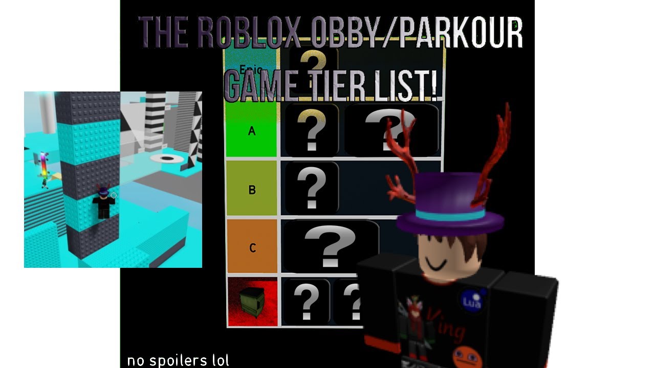 The Roblox Obby Parkour Game Tier List Youtube - jogo de roblox roro