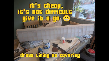 Its cheap its not difficult give it a go. dressing lining RC covering.