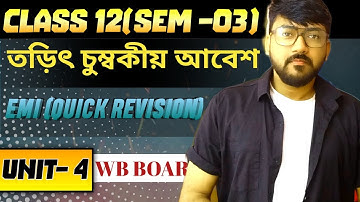 Electromagnetic Induction | Class 12 Physics | WBCHSE | JEE & NEET Preparation