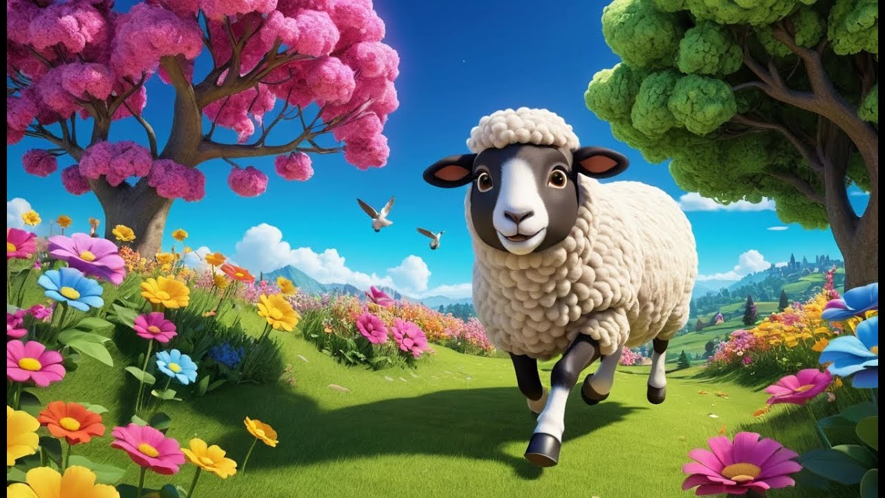 The Dancing Sheep in the Meadow | Fun Kids’ Story & Nursery Rhyme - YouTube
