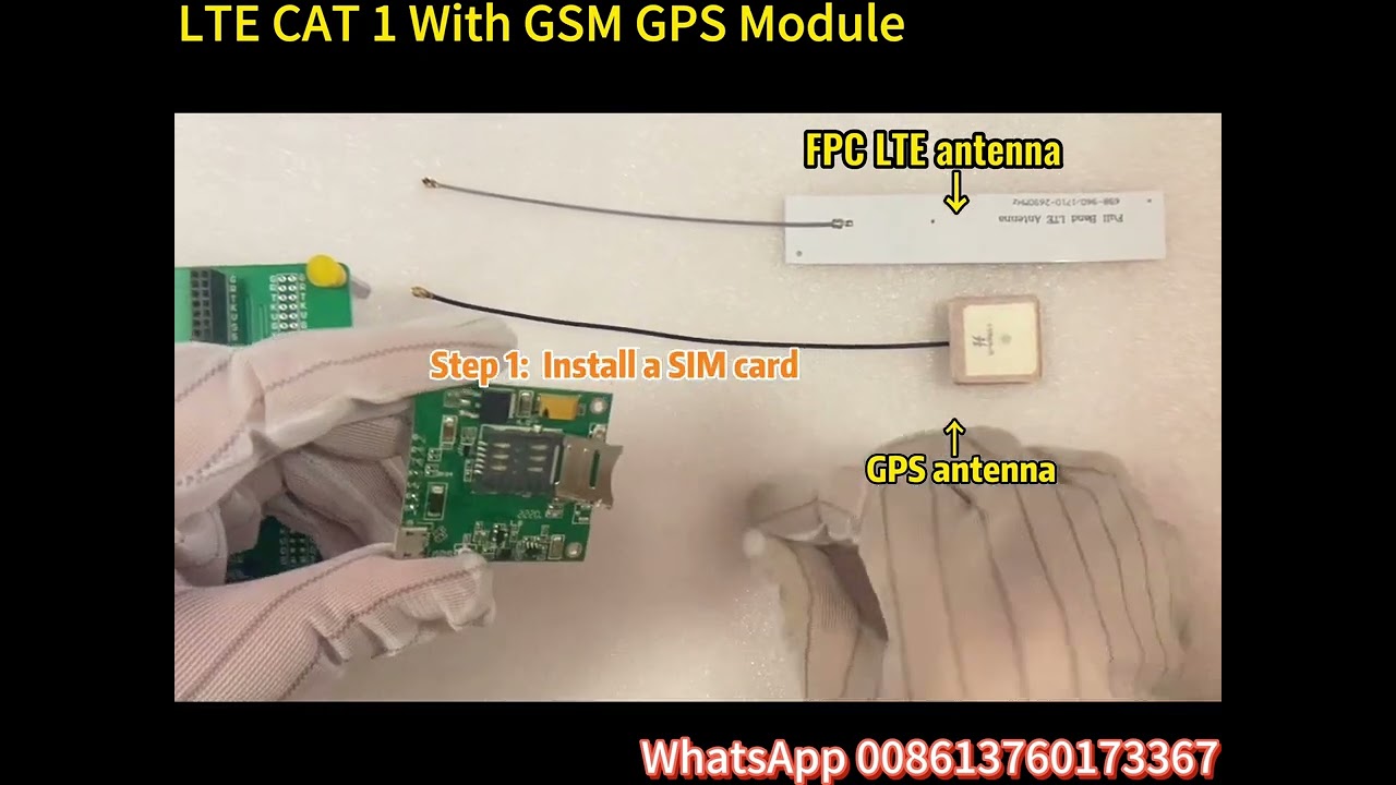 SIM7600E breakout is a LTE Cat 1 module for EMEA market.