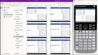 HP Prime Onenote Matrices 5 Equations 5 Unknowns screenshot 4