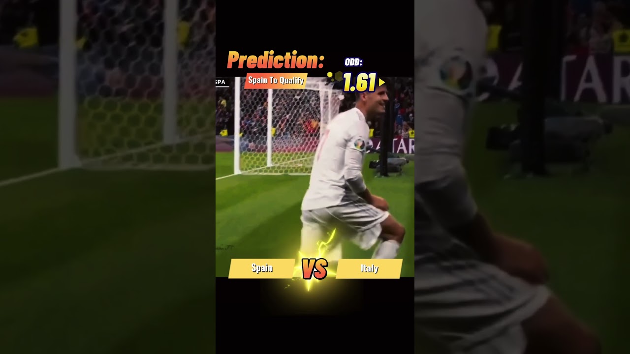 Prediction for Spain vs Italy. 