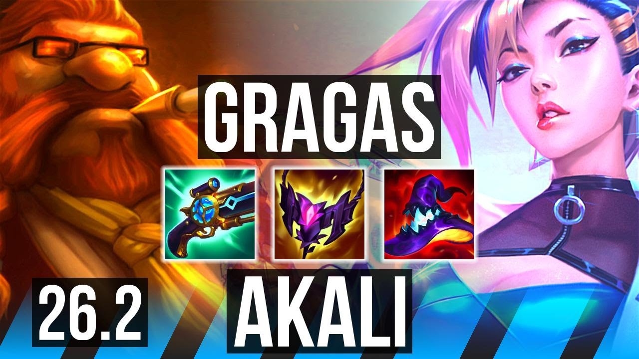 GRAGAS vs AKALI (MID) | TR Challenger | 26.2