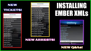 Installing Ember XMLs | Must Have All in One Mod| GTA V | LSPDFR Installing Ember XMLs | Must Have All in One Mod| GTA V | LSPDFR