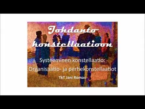 Video: Mitä Hyötyä Perheen Konstellaatiomenetelmästä On?