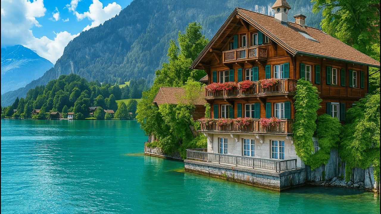 Así es la Vida en BRIENZ, El PUEBLO MÁS HERMOSO de Suiza, Un Paraíso en la tierra