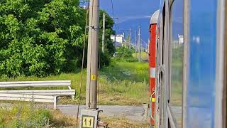 Среща в гара Сахране между БВ 4632 с 44185 и ПВ 30132 с 44100 
