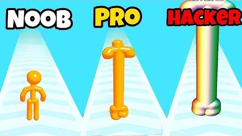 NOOB vs PRO vs HACKER in TALL MAN RUN