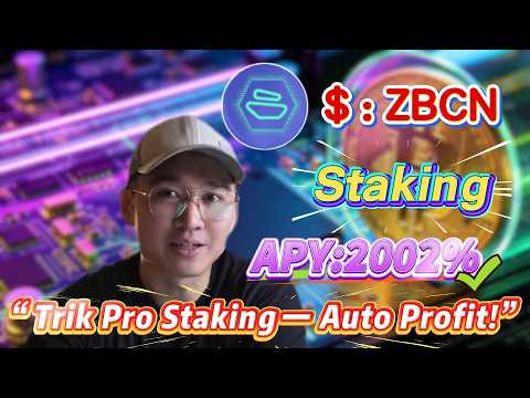 🚨 Saya Akhirnya Mencoba Staking ZBCN di Solana dengan 2002%