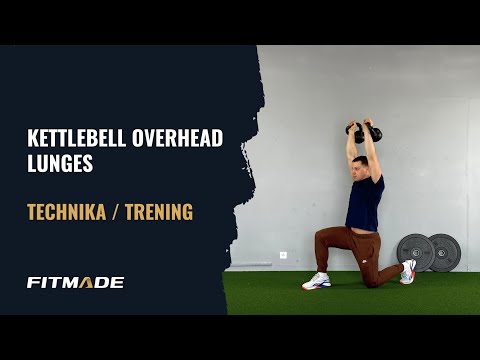 Miniatura filmu: Kettlebell overhead lunges – technika