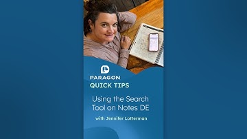 Quick Tips: Using the Search Tool on Notes DE with Jennifer Lotterman
