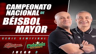 Chiriquí vs Chiriquí Occidente | Juego 3 de las semifinales del Béisbol Mayor 2024