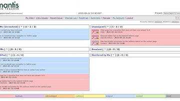 Mantis Bug Tracker Demo