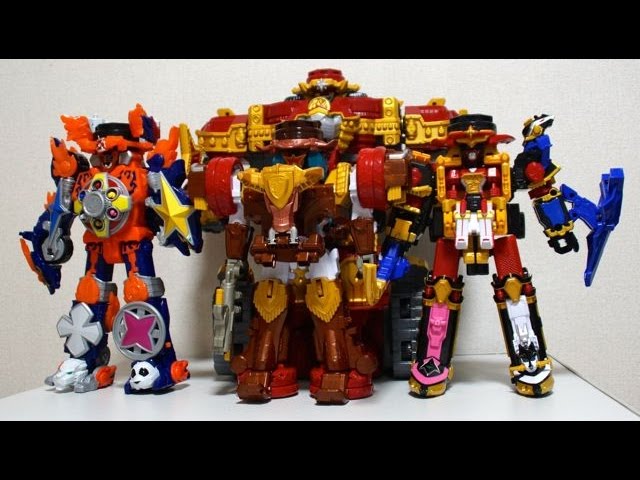 手裏剣戦隊ニンニンジャー DXゲキアツダイオー 合体 レビュー Gekiatsu