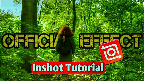 Text Behind Person in inshot app| Video edit | Inshot | Official Effect