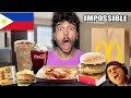 Ordering The ENTIRE McDonalds PHILIPPINES Menu! - Cebu Food Vlog Reaction