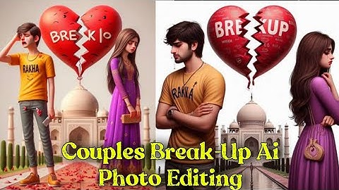 How to create Couples Break-Up ai images 💔 | bing ai image generator