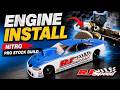 🛑Nitro Pro Stock Dragster Build - Engine and chassis Assembly LIVE w/hybrid32494
