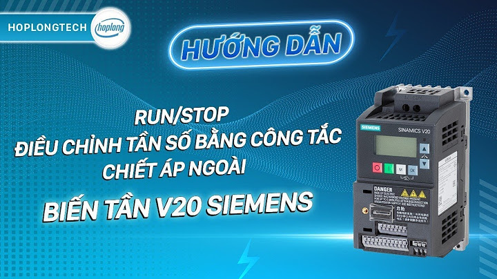 Hướng dẫn sử dụng biến tần siemens tiếng việt