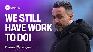 De Zerbi feels Spurs still aren’t safe despite climbing out the relegation zone after beating Villa