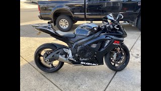 Rebuild wrecked a 2007 Suzuki GSXR 750 from Copart.