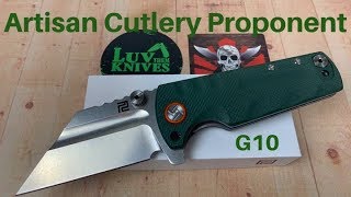 Artisan Cutlery Proponent shootout / Includes Disassembly
