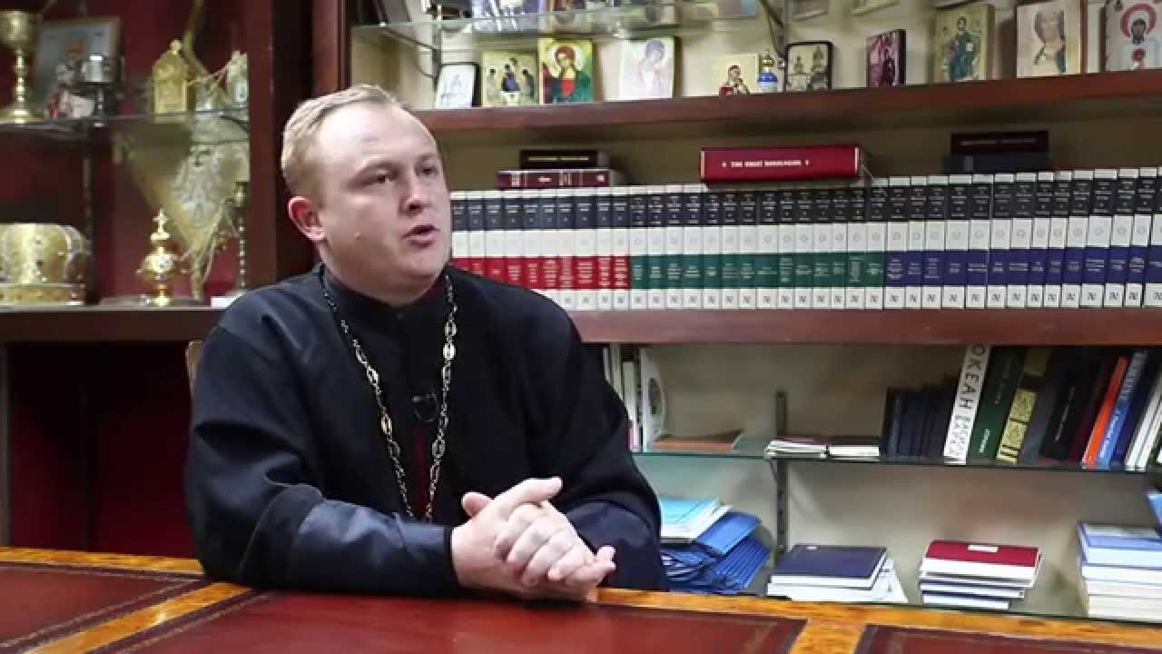 Fr  Volodymyr talks about Saint Andrew Ukrainian Orthodox Cathedral Washington DC