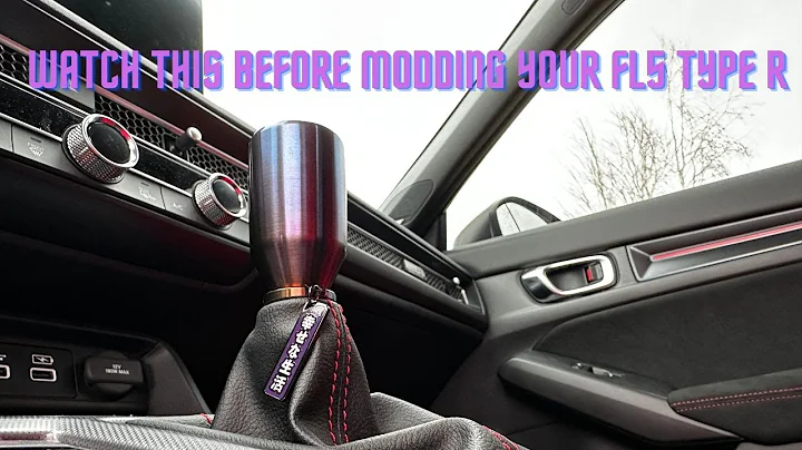 First Mods on my FL5 Type R