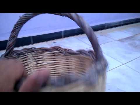 طريقة نسج سلة قصب والزبوج 7