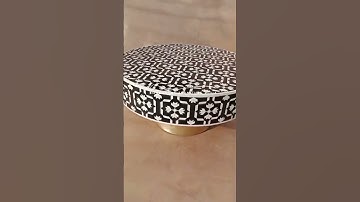 Luxury Coffee Table Bone Inlay Furniture #boneinlayfurniture #bone #coffeetable #inlay