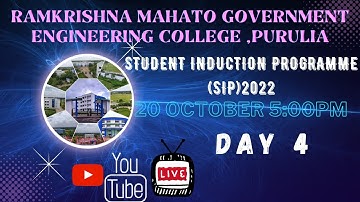 Student Induction Program (SIP) #SIP#RKMGEC